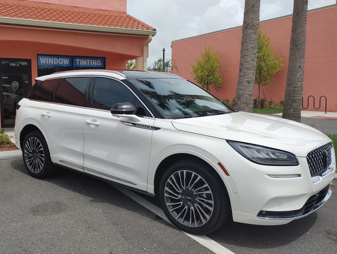 Professional car window tinting — Solar Sentinel XPEL certified installer